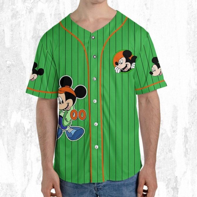 Customize Your Own Mickey Baseball Jersey - Kids/Youth/Adult Sizes Available - Image 6