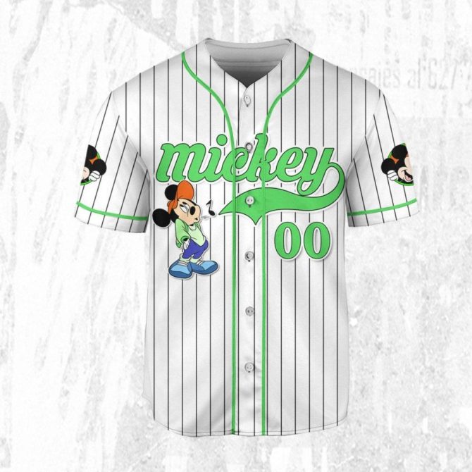 Custom Mickey Baseball Jersey - Personalize For Kids, Youth & Adults! - Image 4