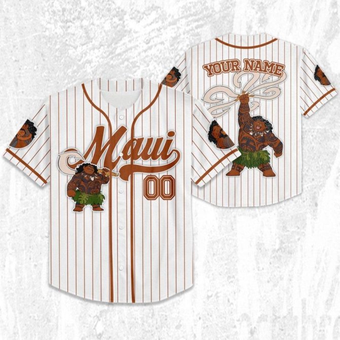 Customizable Maui Baseball Jersey - Personalize For Kids, Youth & Adults - Image 3