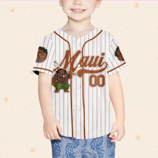 Custom Maui Baseball Jersey For Kids/Youth/Adults – Personalize Your Name! - Image 5