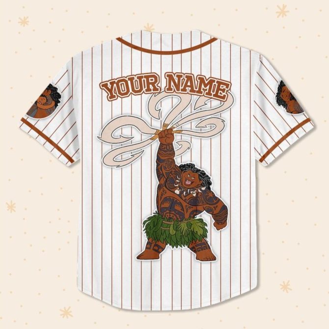 Custom Maui Baseball Jersey For Kids/Youth/Adults – Personalize Your Name! - Image 4