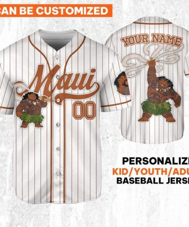 Customizable Maui Baseball Jersey - Personalize For Kids, Youth & Adults
