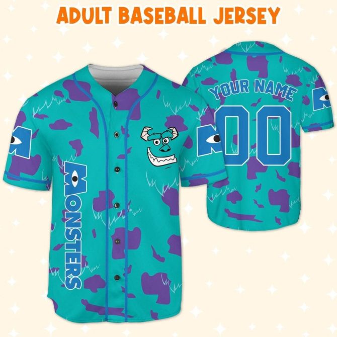 Colorful Monsters Kid'S Baseball Jersey – Fun, Durable Youth Sports Shirt - Image 5