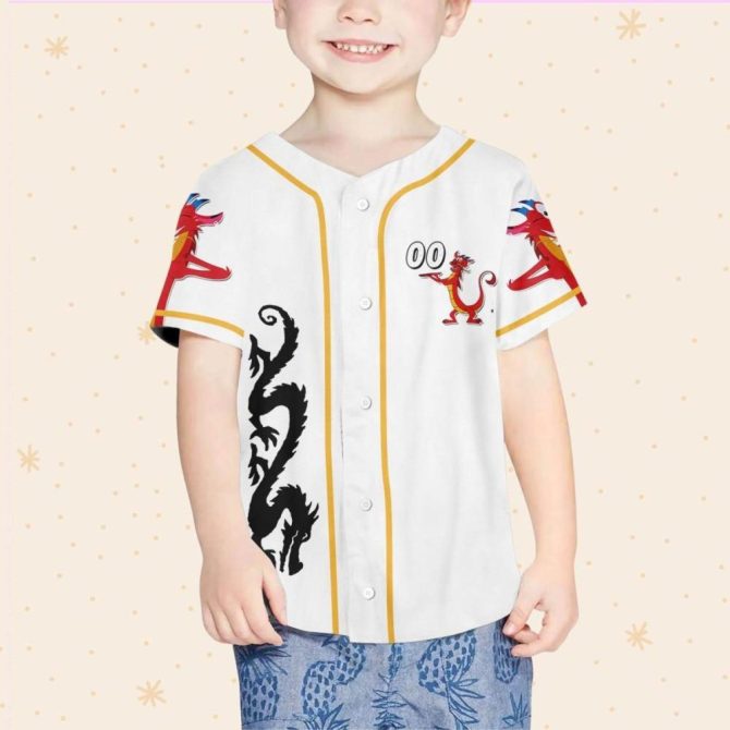Customizable Kids/Youth/Adult Dragon Baseball Jersey - Unique Design, Any Name Request! - Image 5