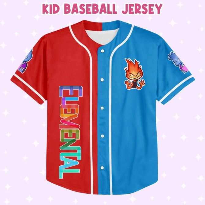 Custom Youth Baseball Jersey - Personalized Text & Number - Vibrant Design For Kids/Adults - Image 3