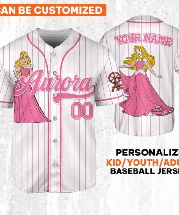 Customizable Aurora Baseball Jersey - Kids/Youth/Adult - Add Your Name!