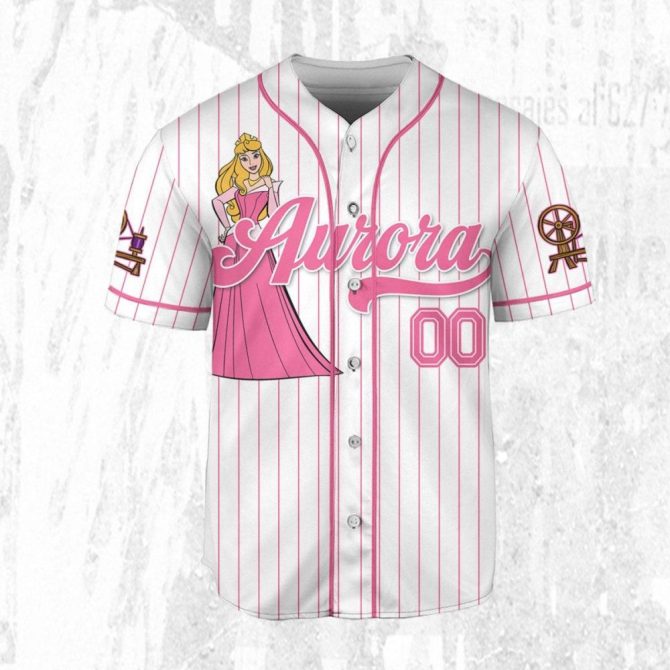 Customizable Aurora Baseball Jersey - Kids/Youth/Adult - Add Your Name! - Image 4