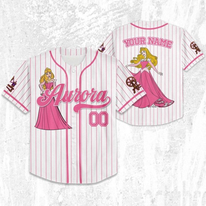 Customizable Aurora Baseball Jersey - Kids/Youth/Adult - Add Your Name! - Image 3
