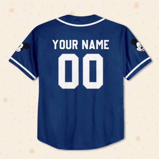 Custom Disney Baseball Jersey For Kids/Youth/Adult – Personalize Your Name & Number! - Image 4