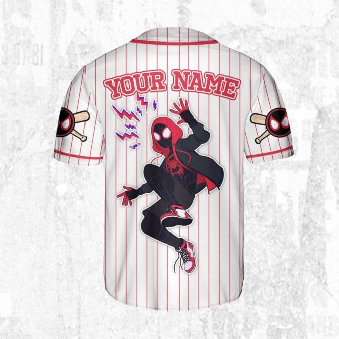 Customizable Spider Hero Baseball Jersey For Kids/Youth/Adults – Add Your Name! - Image 5