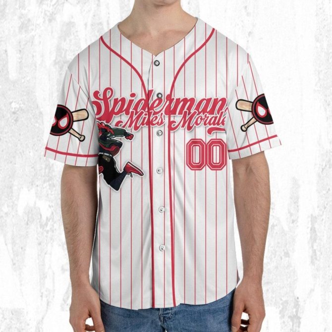 Customizable Spider Hero Baseball Jersey For Kids/Youth/Adults – Add Your Name! - Image 6