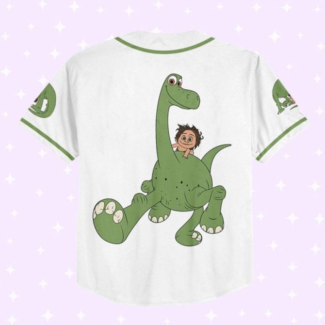 Custom Dinosaur Baseball Jersey For Kids/Youth/Adults - Add Your Name & Number! - Image 4
