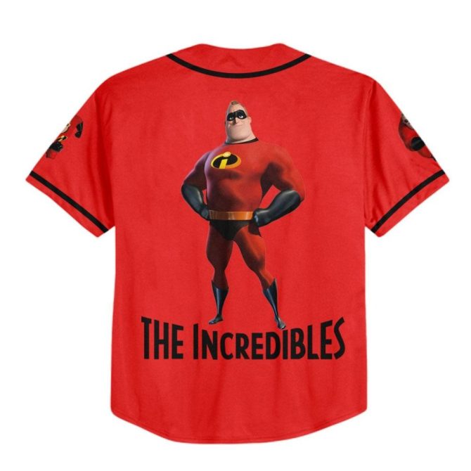 Custom Incredibles Baseball Jersey For Kids/Youth/Adults - Add Your Name & Number! - Image 4