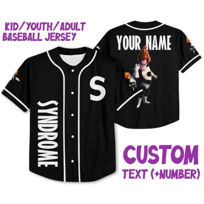 Custom Name & Number Baseball Jersey - Kid/Youth/Adult Sizes , Personalized Gift - Image 2
