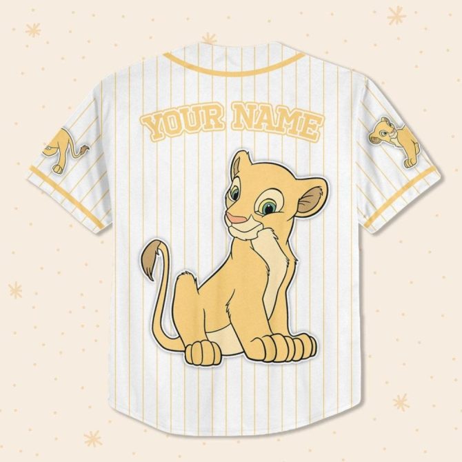 Custom Lion Baseball Jersey For Kids/Youth/Adults - Personalized Name Options! - Image 4