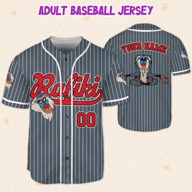 Custom Baseball Jersey For Kids/Youth/Adults - Personalized Name & Number, Stylish Design - Image 6