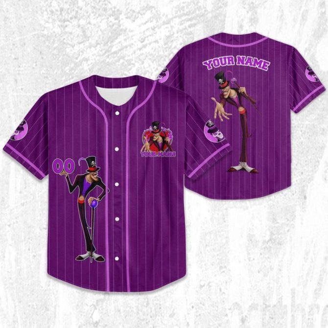 Customizable Purple Baseball Jersey For Kids/Youth/Adults - Personalize With Your Name! - Image 3