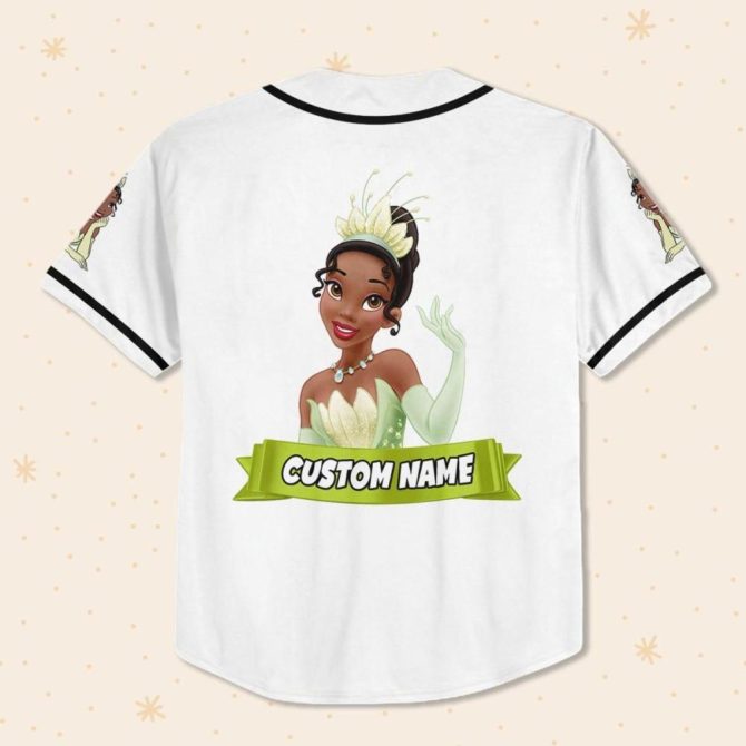 Customizable Kid/Youth/Adult Princess & Frog Baseball Jersey – Personalized Name Available - Image 4