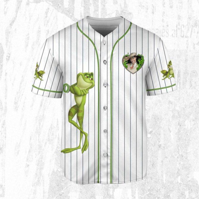 Customizable Frog Prince Baseball Jersey - Kids/Youth/Adult Sizes, Personalized Name - Image 4