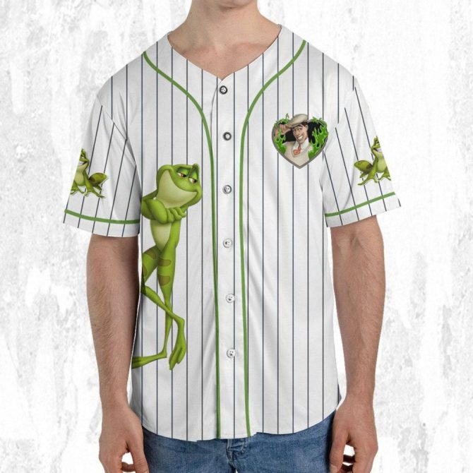 Customizable Frog Prince Baseball Jersey - Kids/Youth/Adult Sizes, Personalized Name - Image 6