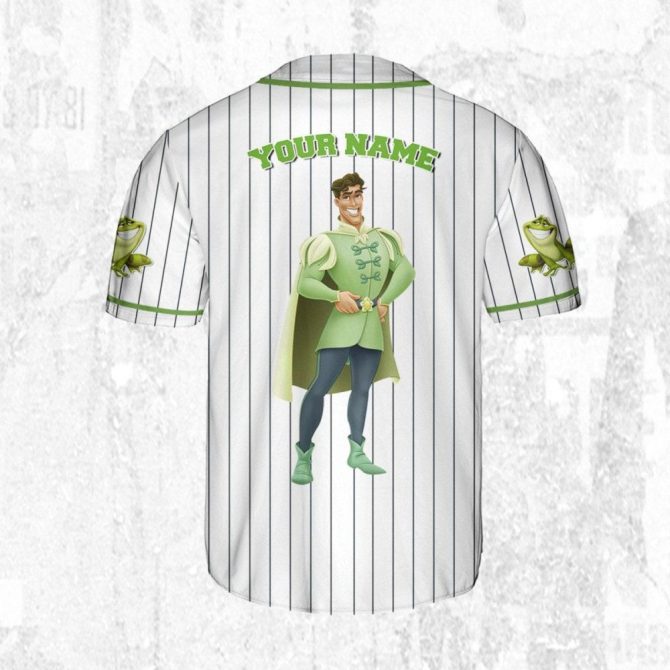 Customizable Frog Prince Baseball Jersey - Kids/Youth/Adult Sizes, Personalized Name - Image 5