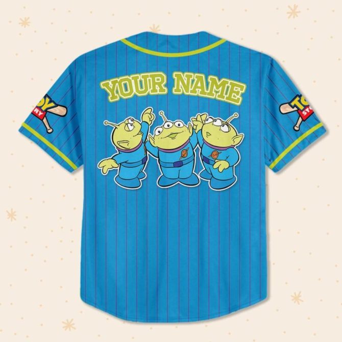 Custom Alien Baseball Jersey - Kids/Youth/Adult Sizes - Personalize Your Name! - Image 4