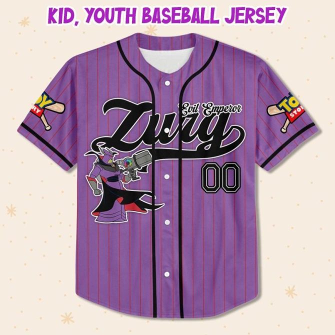 Custom Toy-Inspired Baseball Jersey - Kids/Youth/Adult Sizes - Personalize Yours! - Image 3