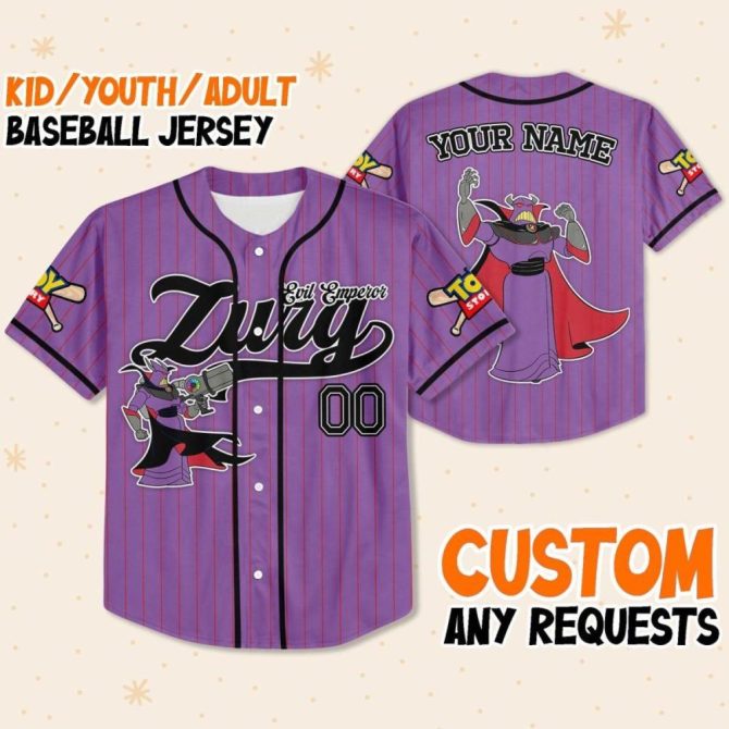 Custom Toy-Inspired Baseball Jersey - Kids/Youth/Adult Sizes - Personalize Yours! - Image 2