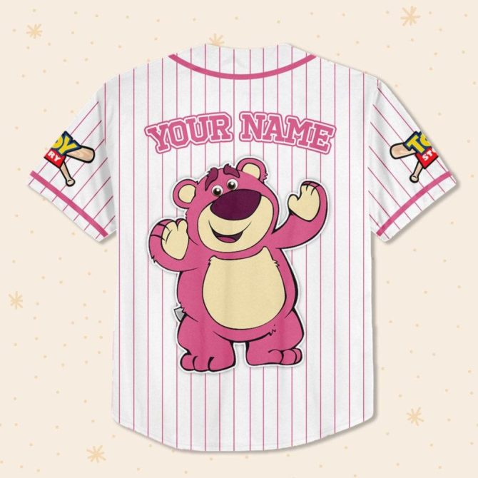 Customizable Kid/Youth/Adult Baseball Jersey - Cute Bear Design - Personalize With Your Name! - Image 4