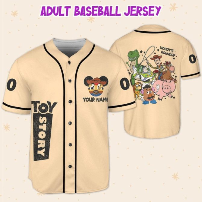 Toy Story Custom Baseball Jersey - Kids/Youth/Adult Sizes - Personalize Your Own! - Image 6