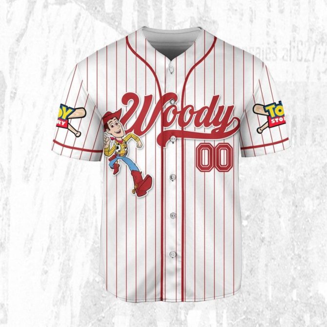 Custom Toy Story Baseball Jersey - Personalize With Your Name - Kids/Youth/Adult Sizes Available! - Image 5