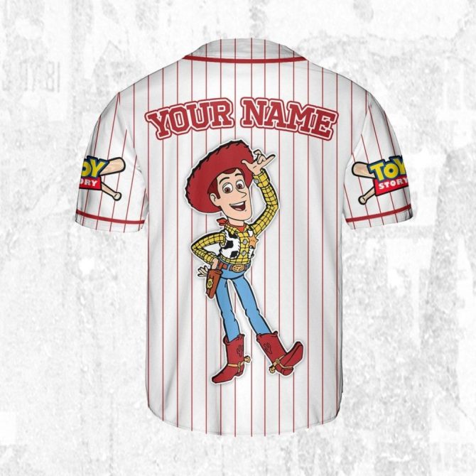 Custom Toy Story Baseball Jersey - Personalize With Your Name - Kids/Youth/Adult Sizes Available! - Image 6