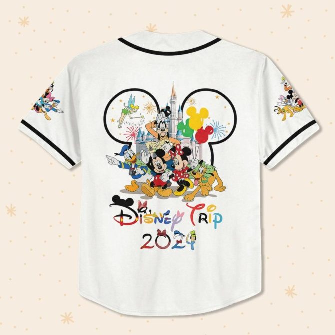 Custom Name Baseball Jersey - Kids/Youth/Adult - Disney Themed - Perfect For Family Trips! - Image 4