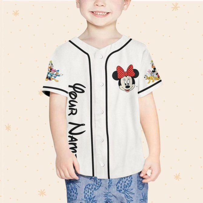 Custom Disney Baseball Jersey - Personalized Kids/Youth/Adult Sizes - Perfect For Theme Park Trips! - Image 5