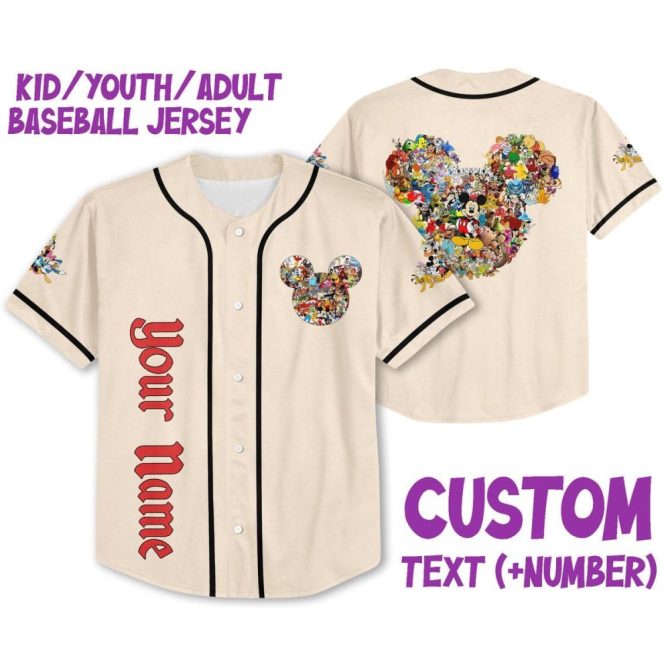 Custom Youth/Adult Baseball Jersey - Add Your Name & Number - Unique Design!