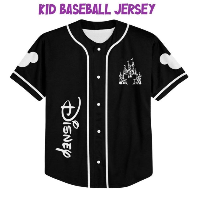 Custom Disney Baseball Jersey - Personalized Name & Number For Kids/Youth/Adults - Image 3
