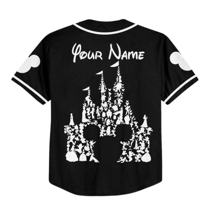 Custom Disney Baseball Jersey - Personalized Name & Number For Kids/Youth/Adults - Image 4