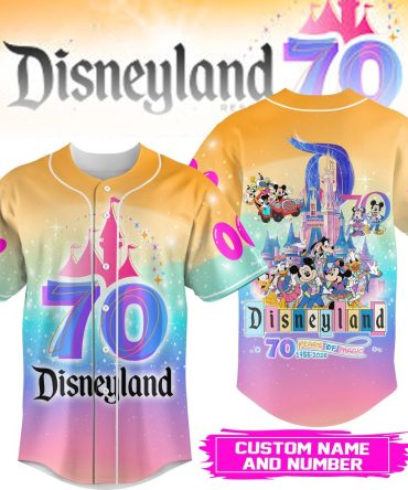Custom Disneyland 70Th Anniversary Jersey – Personalize With Name & Number