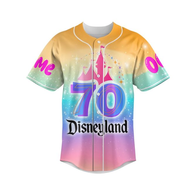 Custom Disneyland 70Th Anniversary Jersey – Personalize With Name & Number - Image 3