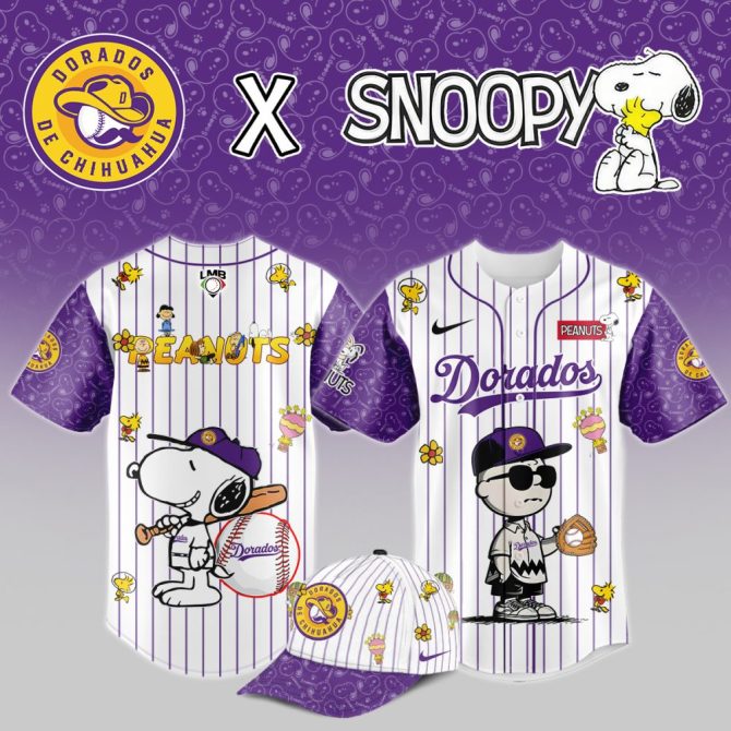 Exclusive Dorados X Snoopy Baseball Jersey – Limited Edition Peanuts Design
