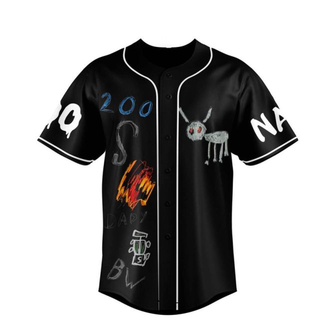 Customizable Graphic Jersey - Add Your Name & Number - Unique Design Tee - Image 2