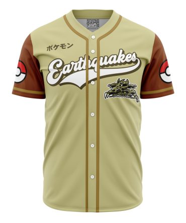 Earthquakes Team Baseball Jersey - Stylish Anime-Inspired Sportswear For Fans