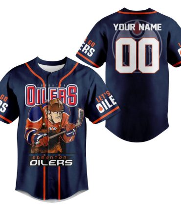 Custom Edmonton Oilers Jersey - Personalized Name & Number, Perfect Gift For Fans