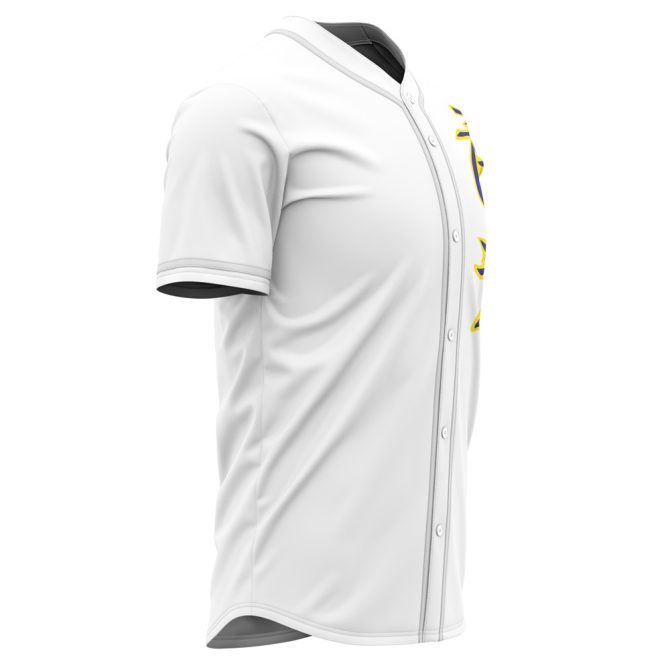 Customizable Japanese Style Baseball Jersey - Personalized Name & Number, White Premium Quality - Image 4