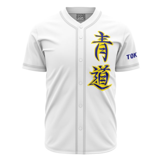 Customizable Japanese Style Baseball Jersey - Personalized Name & Number, White Premium Quality - Image 2