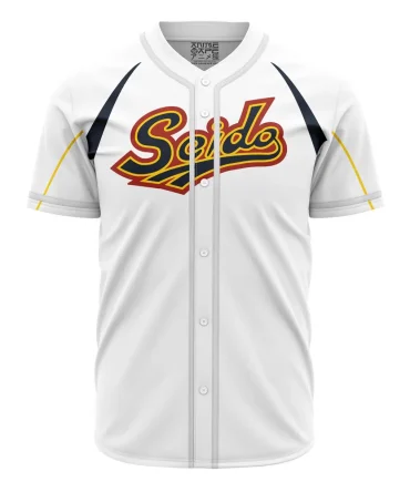 Custom White Baseball Jersey - Bold Script Design , Perfect For Teams & Fans