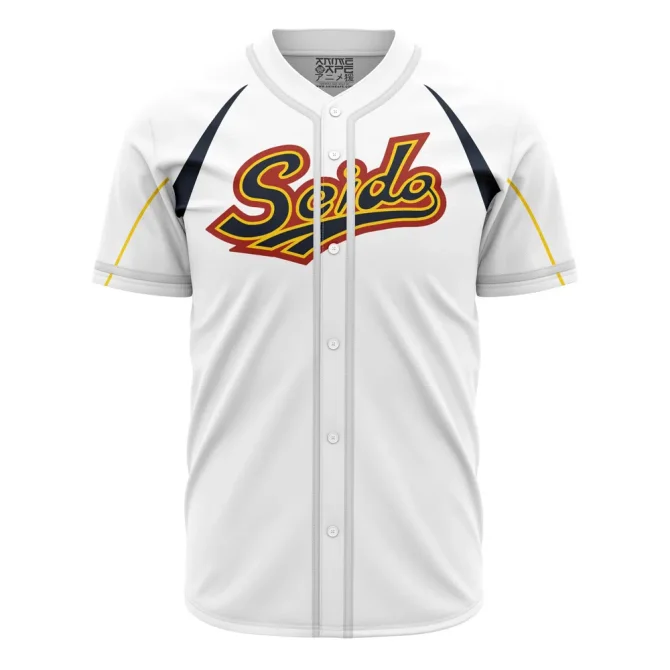 Custom White Baseball Jersey - Bold Script Design , Perfect For Teams & Fans