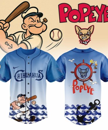Official Popeye Baseball Jersey - Limited Edition Chihuahua Design, Perfect Gift For Fans