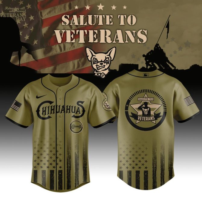 Chihuahuas Salute To Veterans Jersey - Honor Heroes With Style & Pride