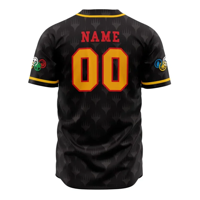 Custom Magic The Gathering Baseball Jersey - Personalized Name & Number - Image 3